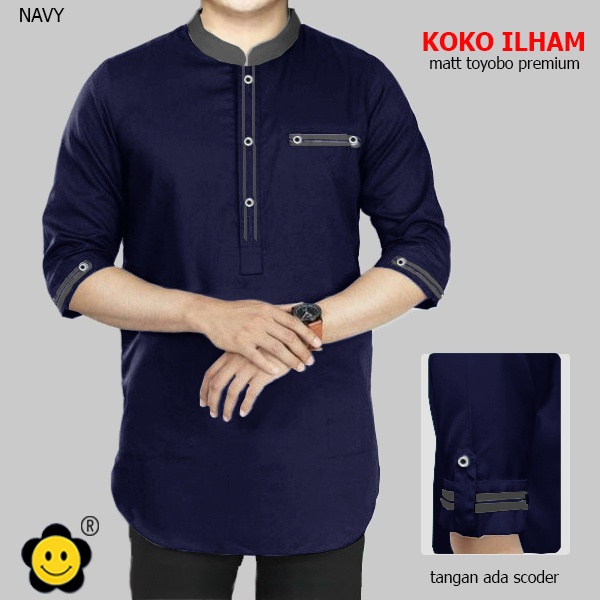 CTN Baju muslim koko ILHAM model terbaru best seller