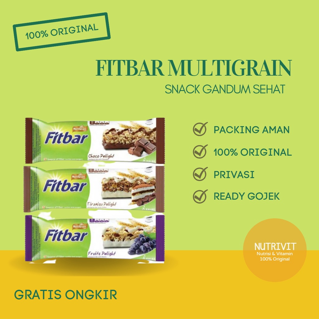 

FITBAR FRUITS/COKLAT/NUTS 24 GRAM