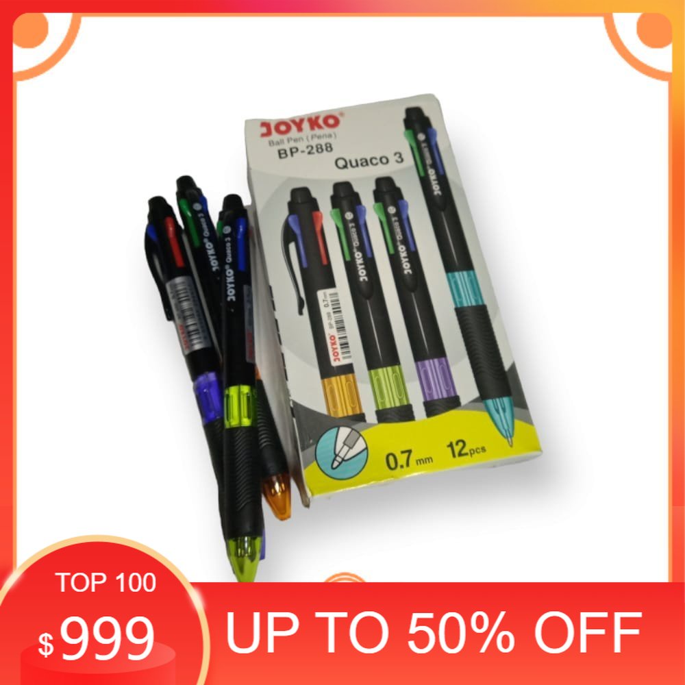 

Ballpen/ pena 4 warna joyko quaco BP-288