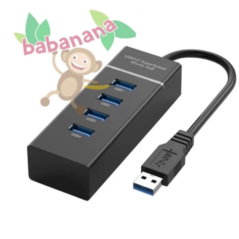 USB 4 port hub 3.0 cabang adapter splitter converter extension