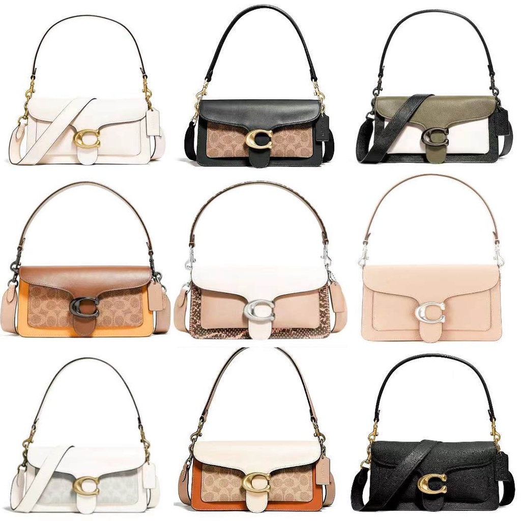 [Instant/Same Day] coach Tabby 26cm 73995 3700 91215 627 76105 All Leather Material Women Shoulder Bag Cross Body Bag jsb