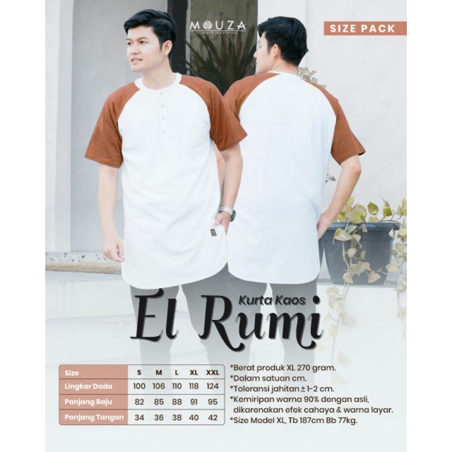 [Puby] KURTA KAOS EL RUMI BY MOUZA