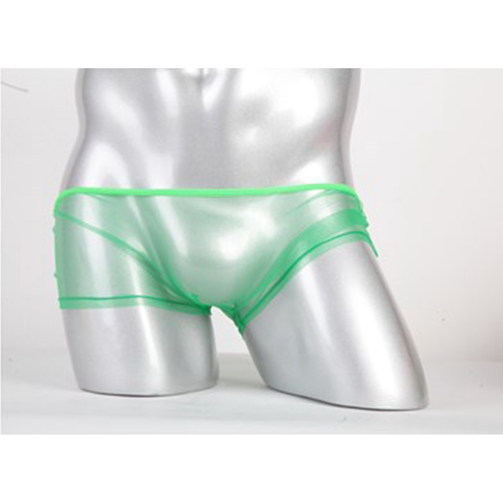 Transparent Men Boxer Celana Dalam Boxer Pria Green C092E