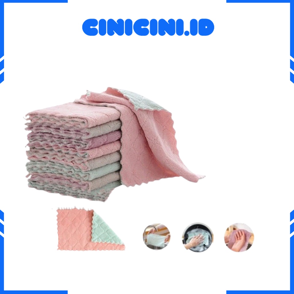 [ Cinicini ] Kain Lap Anti Minyak ( 24x24cm )