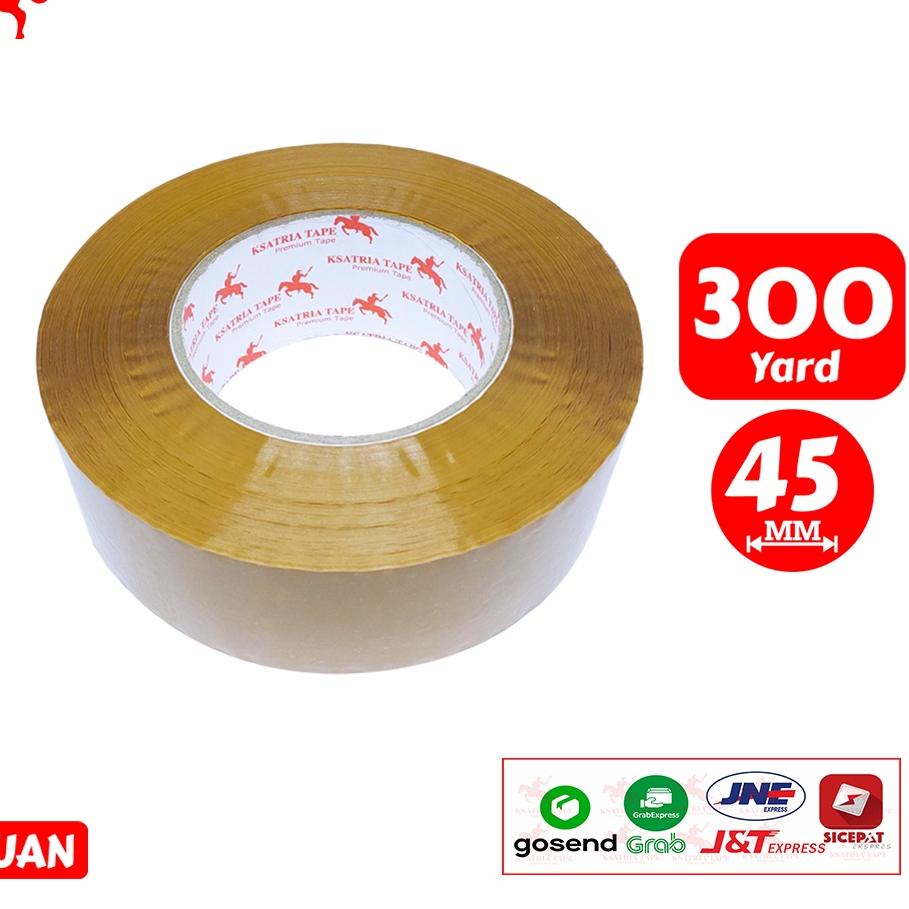 

FIF841 Lakban OPP Tape / Lakban Coklat KSATRIA Tape 300 Yard ++