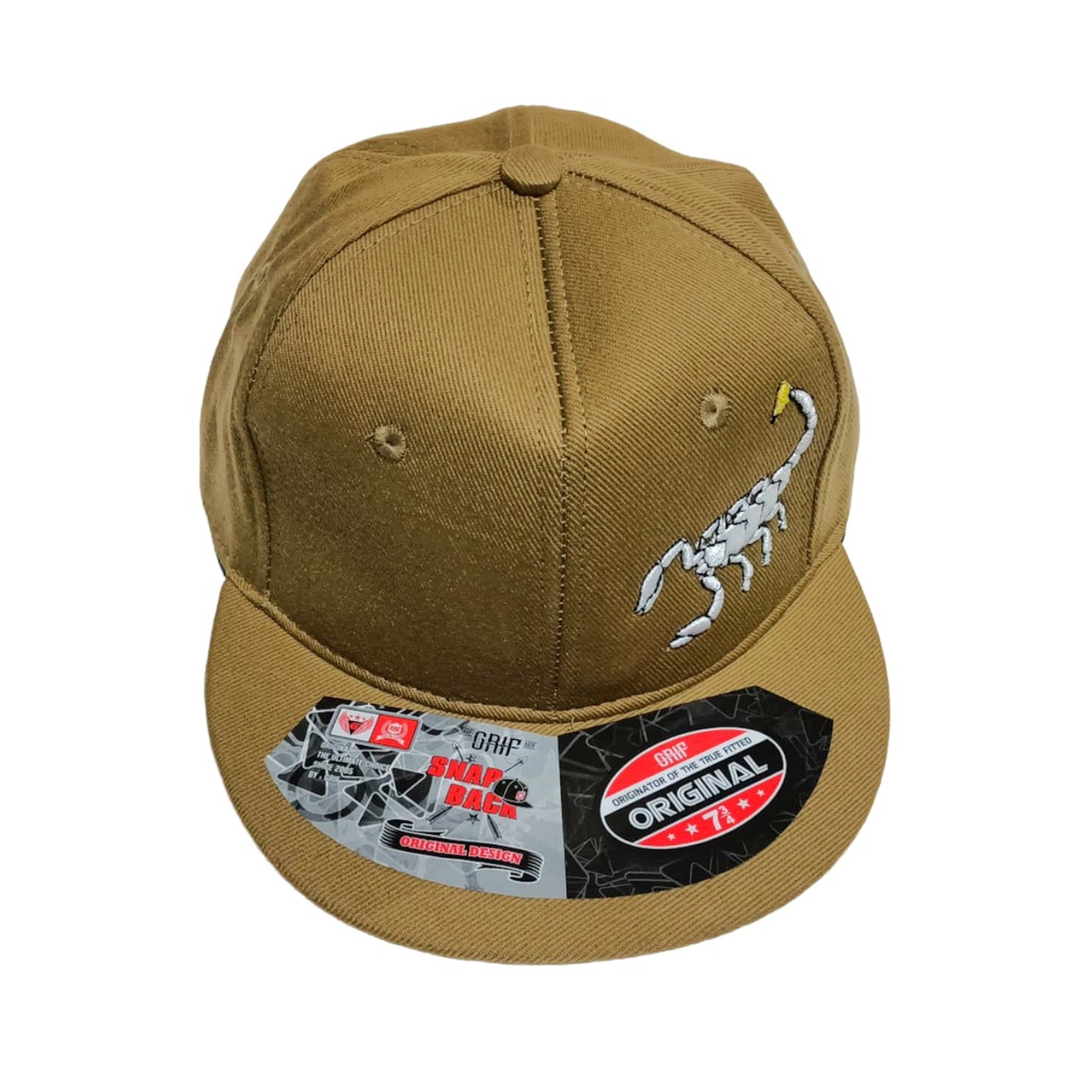 Topi Snapback Bordir Newboys Hats Scopio-krem