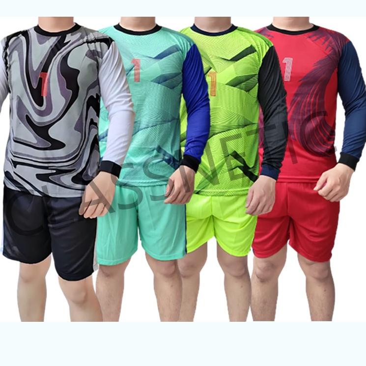 BAJU KAOS BOLA SETELAN KIPER PANJANG FUTSAL PRIA / COWOK DEWASA MOTIF SAYAP TERBARU MURAH –NIO.13Ja2