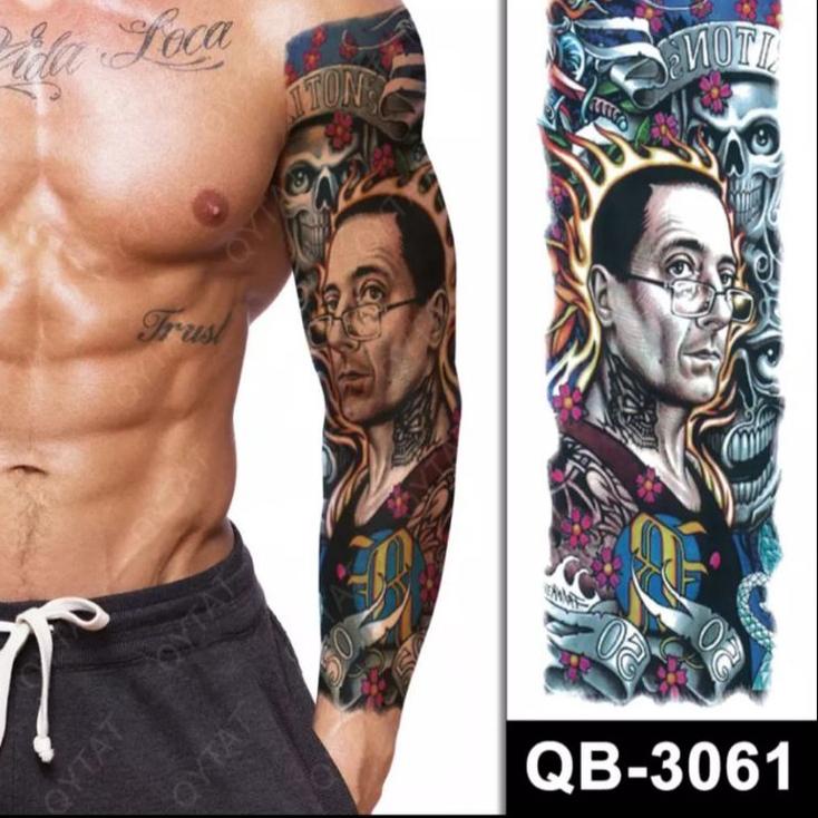 [KPN.03Ja23н] tatto temporer full tangan yakuza anti air