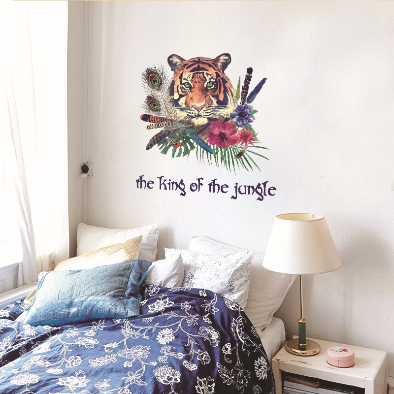 ❤ IJN ❤ Wallsticker Animal Tiger / Wallsticker Hewan Macan