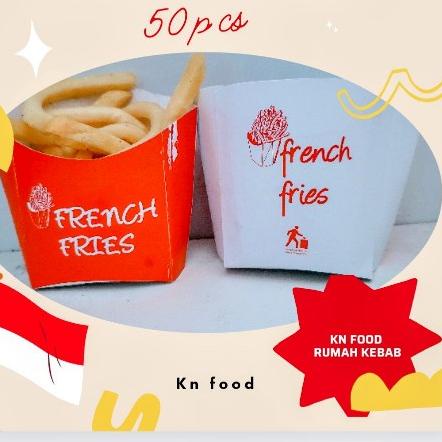 

DNL872 Box French Fries - Dus French Fries Kecil - Dus Kemasan Kentang Goreng ^^