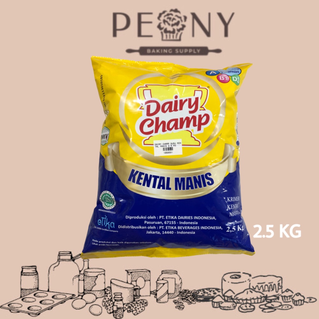 DAIRY CHAMP SUSU KENTAL MANIS 2,5 KG