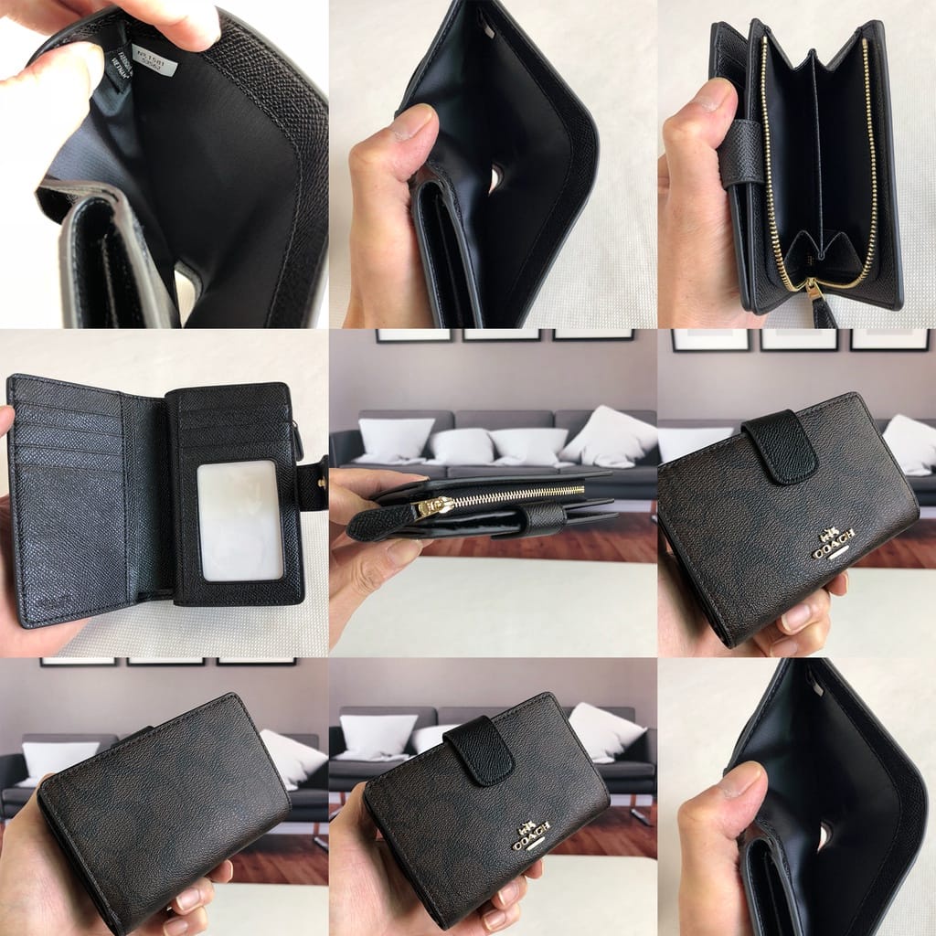 Dompet Kartu Wanita  Aksesoris Lengkap Dompet Koin Dompet Import Tempat Kartu Coin Purse Zipper Signature New York