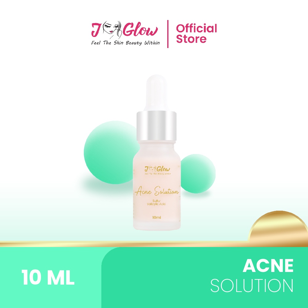 Jual JGLOW Acne Solution (membantu melawan bakteri penyebab jerawat