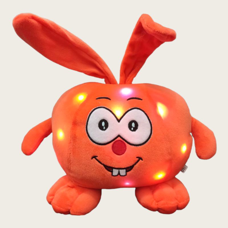 Boneka Jimmy Rabbit LED Lampu Menyala Berlabel SNI - Boneka Mainan anak perempuan - Boneka lucu