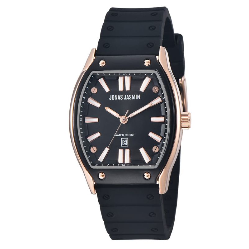 JAM TANGAN FASHION WANITA JONAS JASMIN JJ-2207L KARET ORIGINAL
