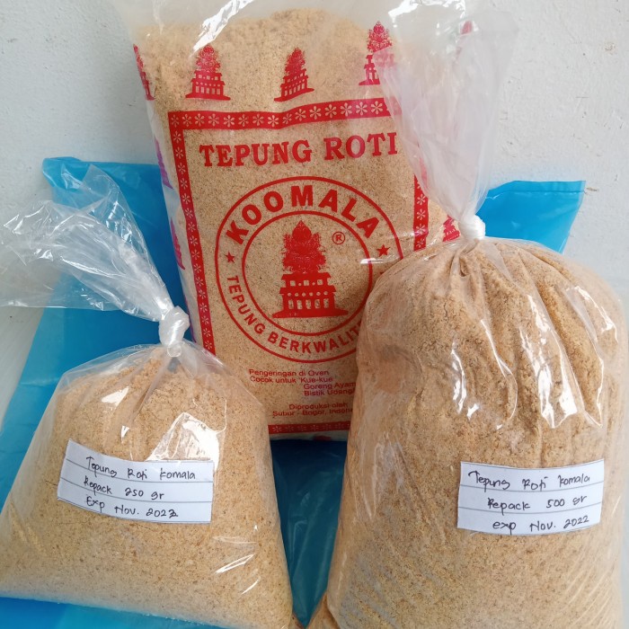 

Tepung-Roti-Panir- Tepung Roti Panir Halus Kumala / Komala Repack 250 - 500 Gr -Panir-Roti-Tepung