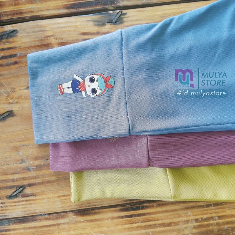 Celana Legging Anak Perempuan dan Remaja Panjang Gambar Bahan Premium Lembut Melar
