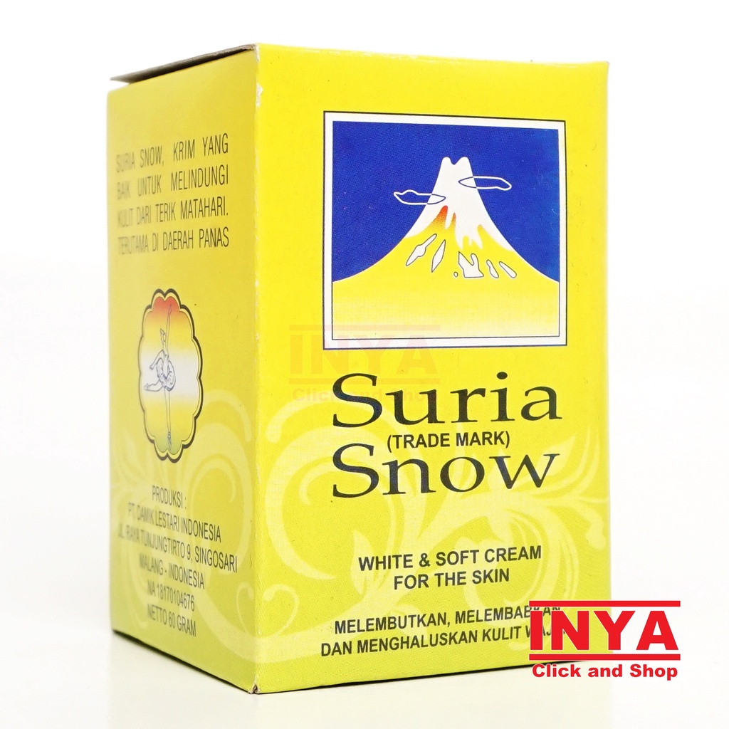 SURIA SNOW WHITE &amp; SOFT CREAM  - Krim Wajah