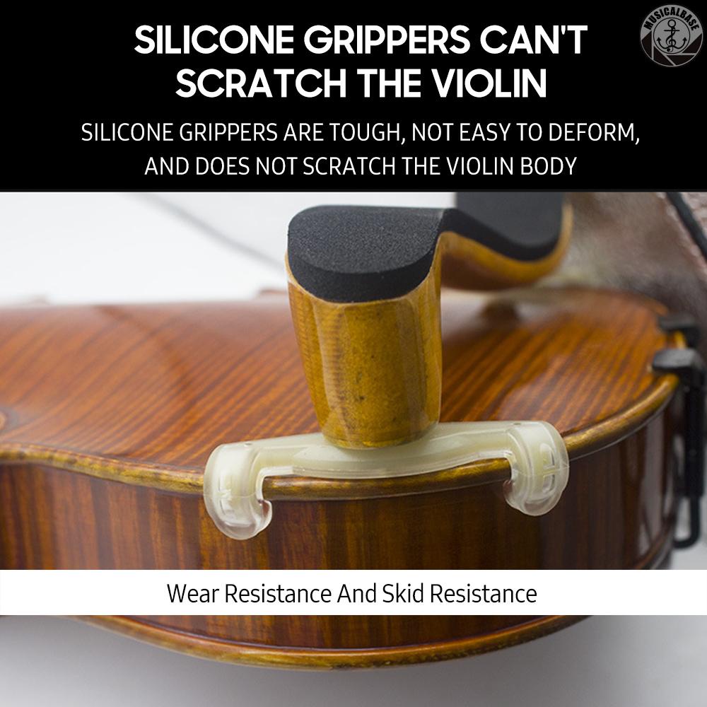 [In Stock] Violin Shoulder Rest Bagian Biola Kayu Maple Untuk Biola 3per4 Dan 4per4 Dengan Kaki Dapat Disesuaikan Tinggi