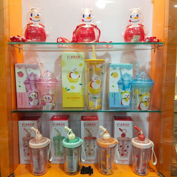 Mixue Gelas Minum 800Ml - Tumbler Model Lemon