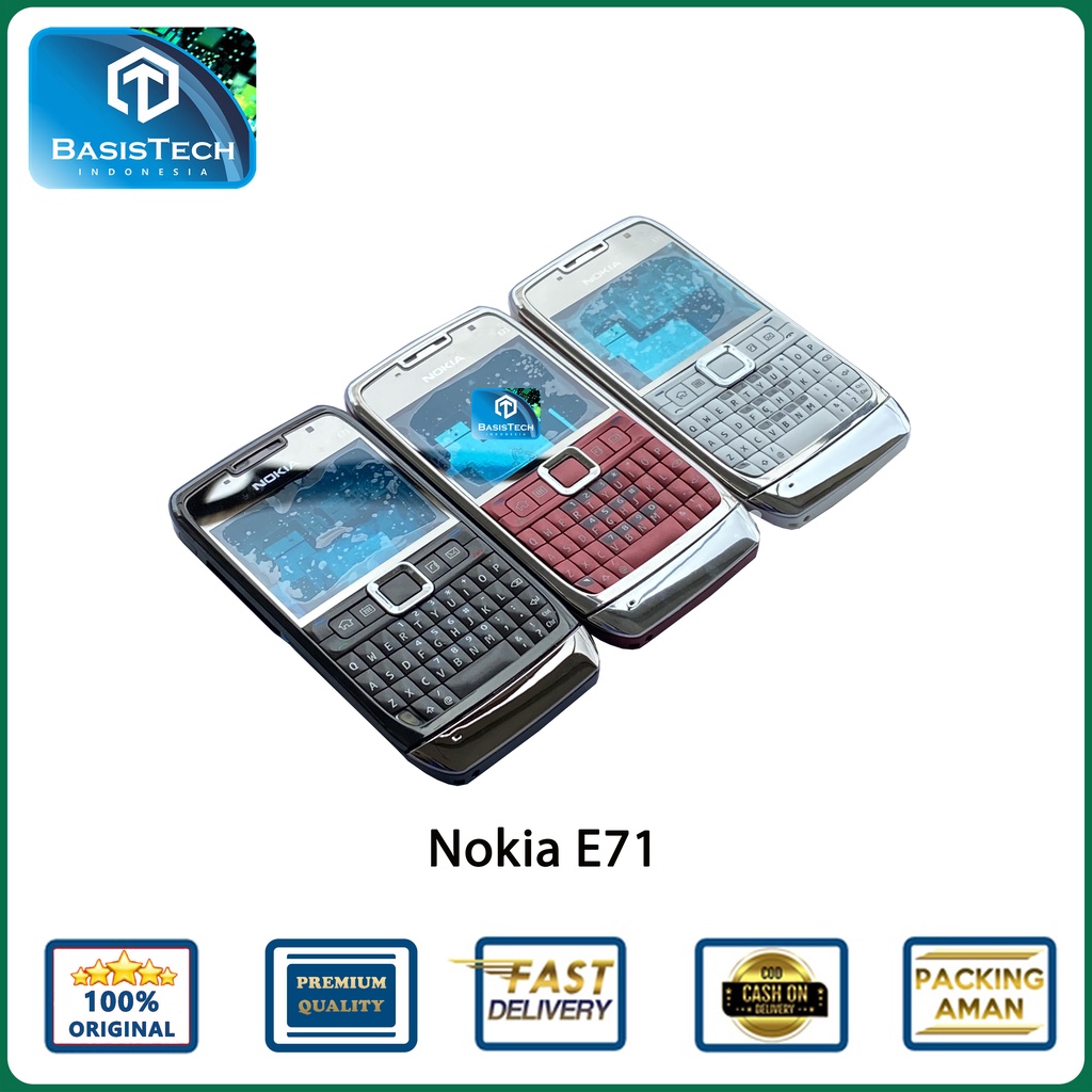 HOUSING CASING NOKIA E71 FULLSET - BASISTECH ORIGINAL QUALITY