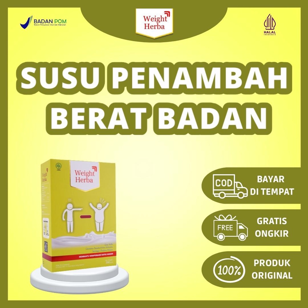 

Weight Herba | 100% SUSU ASLI Bantu Menambah Berat Badan Sampai 10kg Dalam Sebulan!