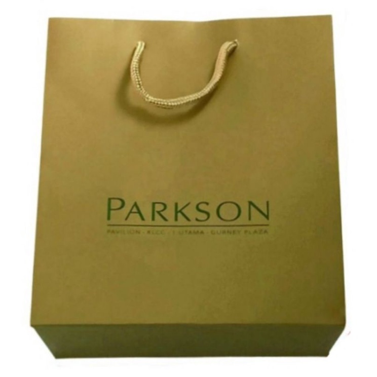 

PAPER BAG GOLD PARKSON / SHOPPING BAG / PAPER BAG BUTIK BRANDED