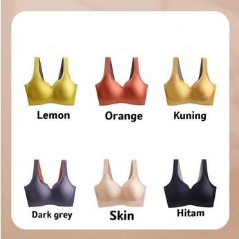 Zero Feel Bra Seamless Wanita Invisble Sport Bra