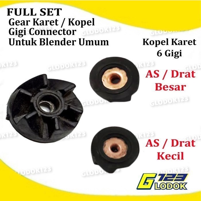 Gear Gigi Kopel Blender Karet Pisau Miyako National Sanex GMC Airlux