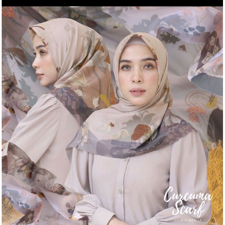 Hijab Wanita Cantik HWC Curcuma scarf MERITA