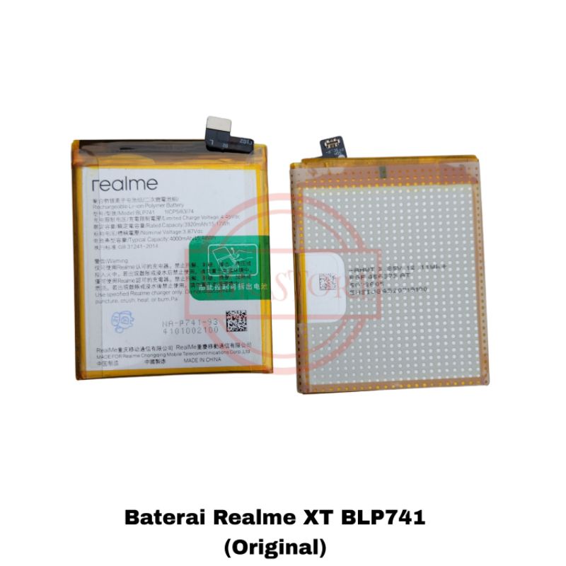 BATRE BATERAI BATTERY REALME XT BLP741 ORIGINAL