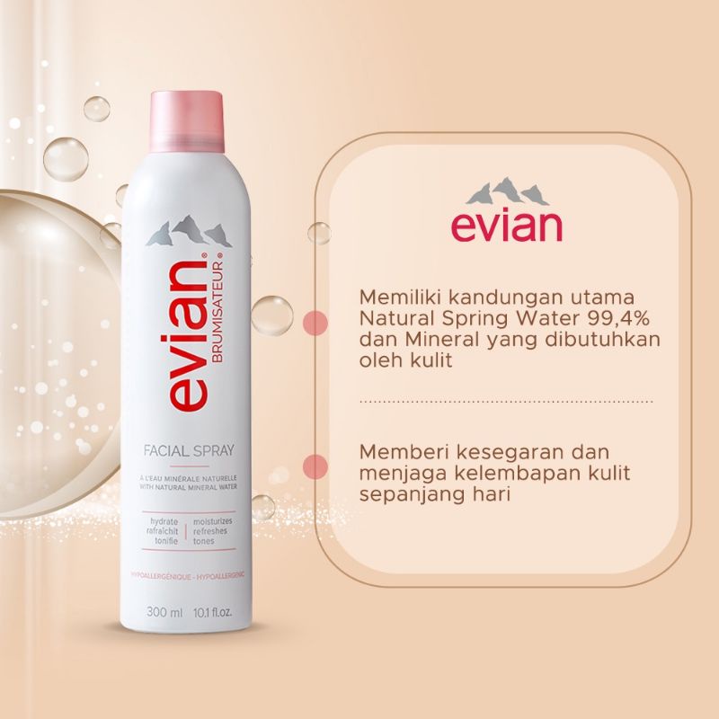 Evian Natural Spring Water