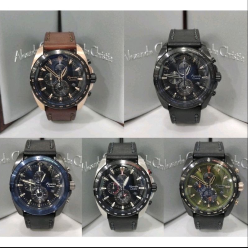Original Jam tangan pria Alexandre christie Ac6652/ ac 6652