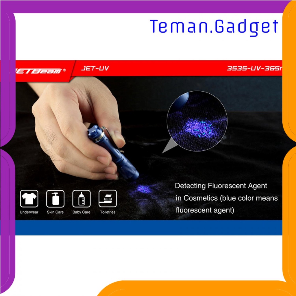 TG-SNT JETBeam Senter LED Ultraviolet 3535-UV-365nm - JET-UV