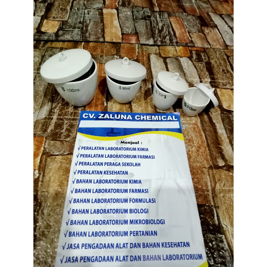 Jual Cawan Crucible Krusibel Kurs Krus Porcelain Porselin