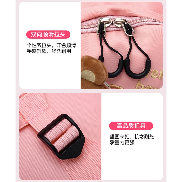 tas ransel anak boneka karakter beruang tas sekolah backpack anak boneka