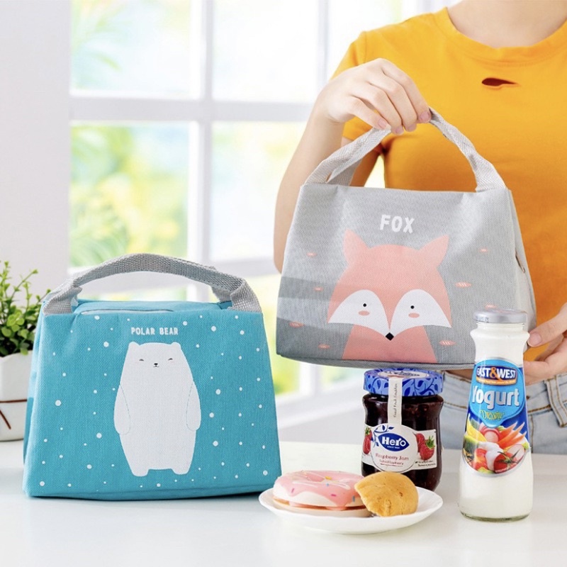 TAS BEKAL KARAKTER / Lunch Bag Cooler Makanan Anak Tas Lunch Box Karakter Murah Import