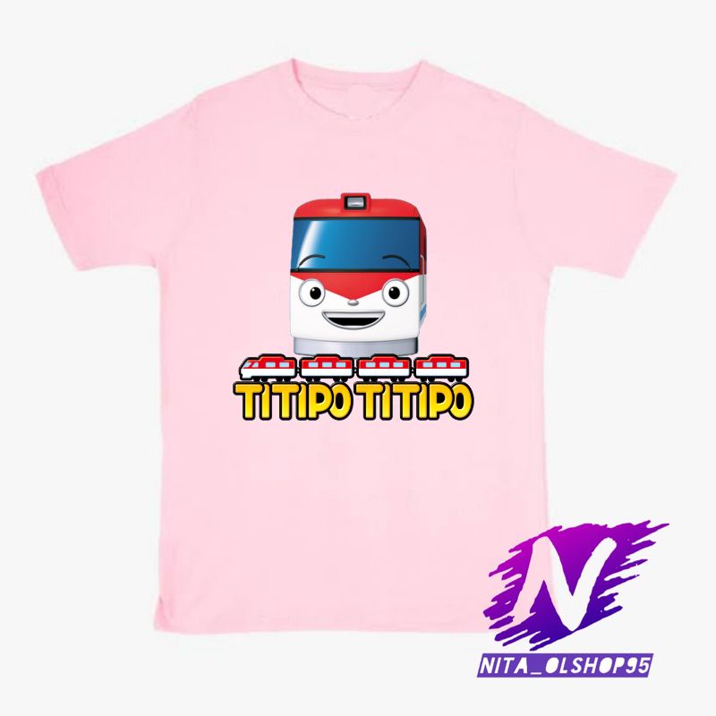 kaos titipo titipo baju anak titipo titipo kartun anak kereta