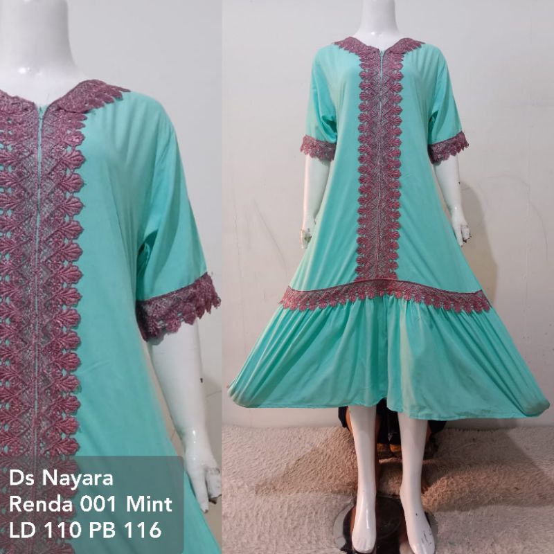 Ziyan Daster Nayara Renda Katun Rayon Adem Berkualitas