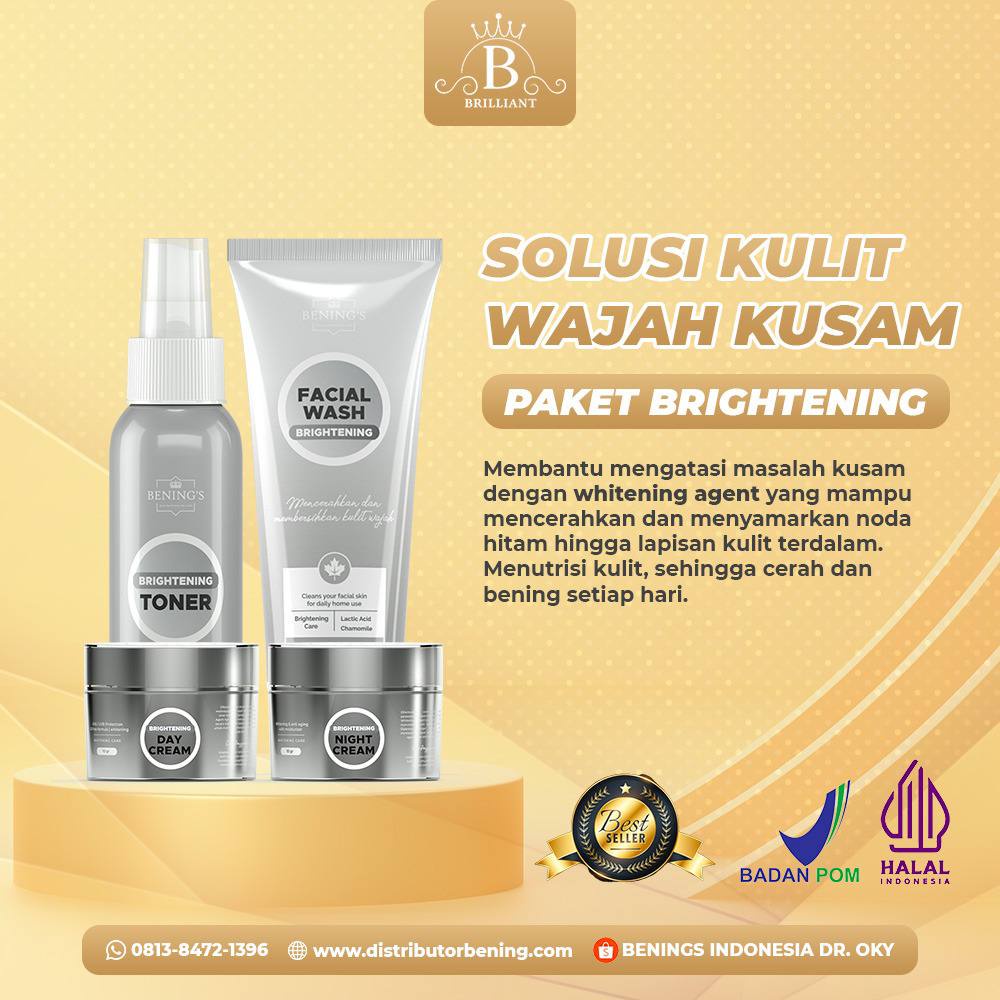 Paket Brightening Bening Skincare Doctor Oky Pratama Benings Clinic