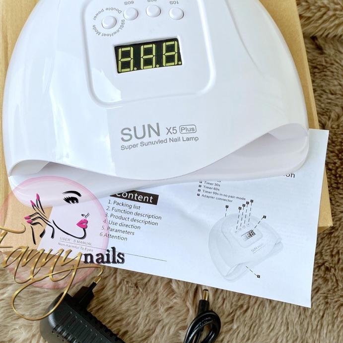 ✨Promo✨ Hari Ini (NEW) SUN X 5 PLUS 80 WATT uv led lamp 48 bead UV LAMP GEL POLISH SUN5MAX lampu uv 