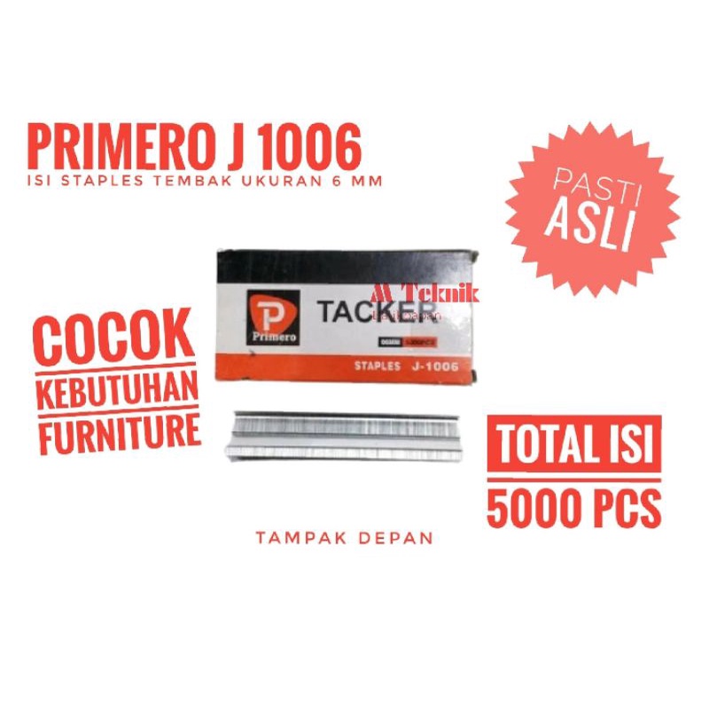 

Isi mata Staples Tembak Primero J 1006 Refill 6 mm air Stapler j1006
