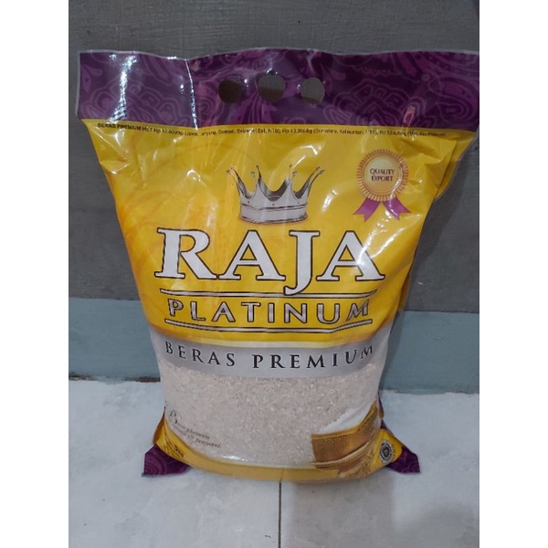 Beras 5 Kg Beras Raja Platinum Beras Premium 5kg