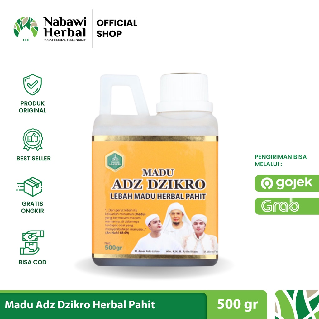 

ADZ DZIKRO - Madu Adz Dzikro Herbal Pahit 500 gram