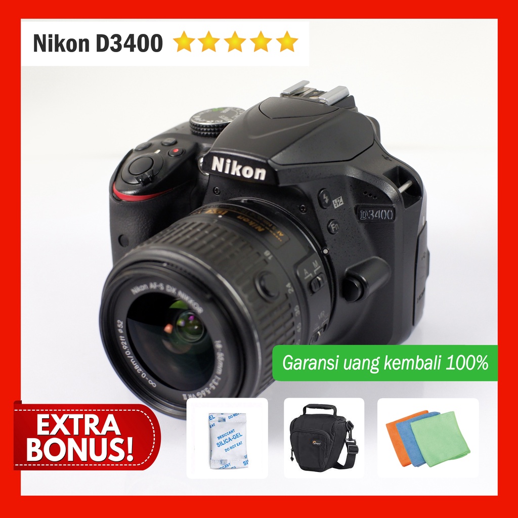 Nikon D3400 Fullset