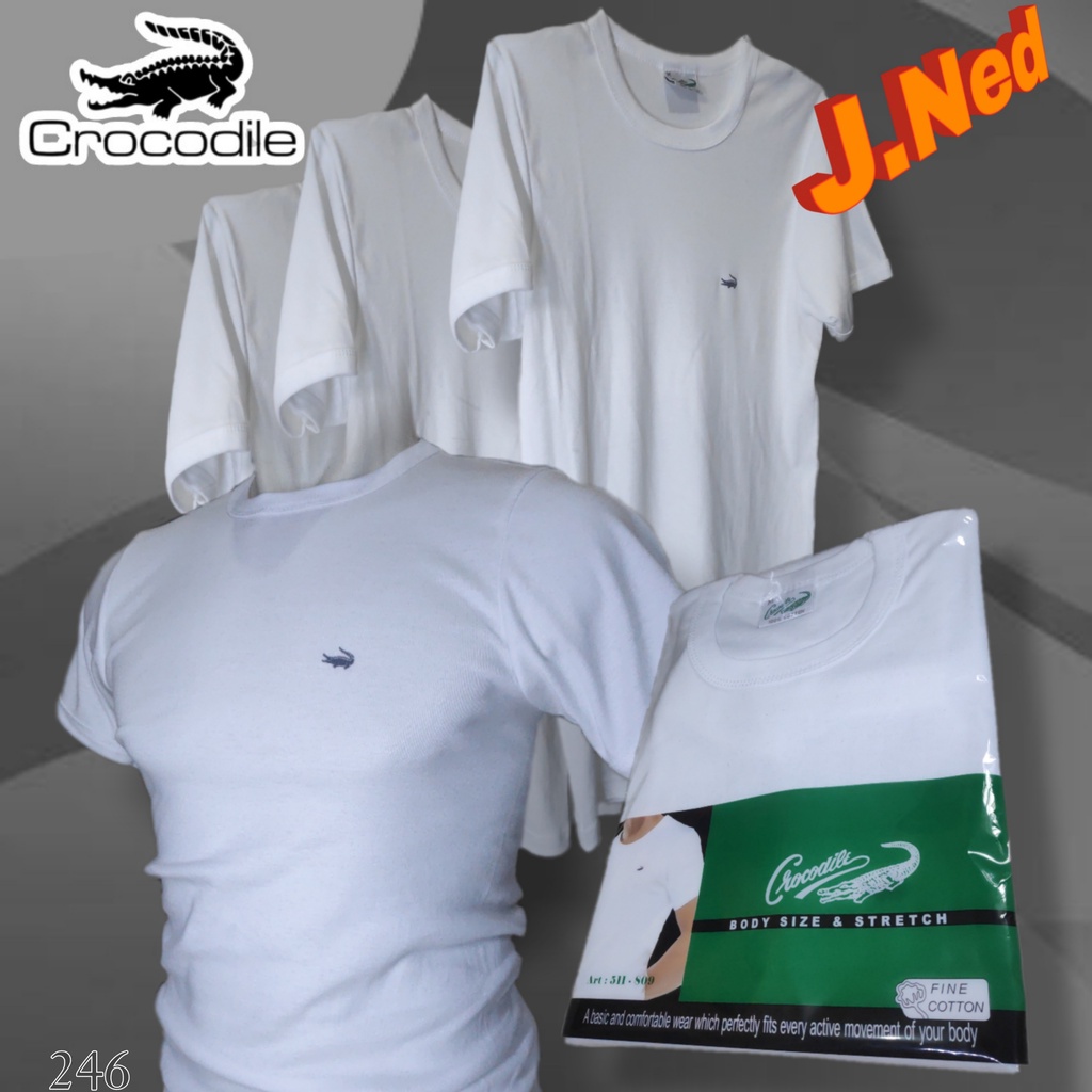J246 - KAOS OBLONG PRIA CROCODILE SIZE S - XL HARGA PER 1 PCS