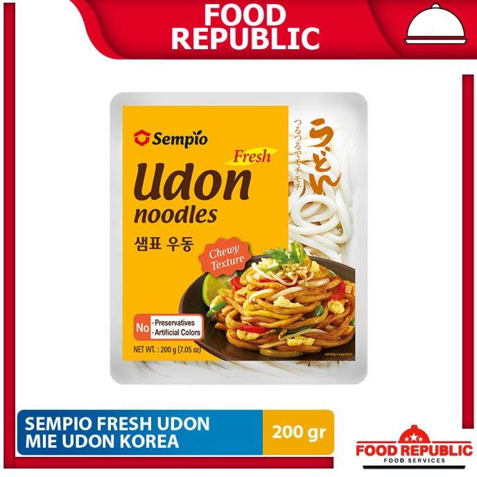 

Sempio Fresh Udon Noodle / Mie Tebal / Mie Udon Instant 200 GR Korea