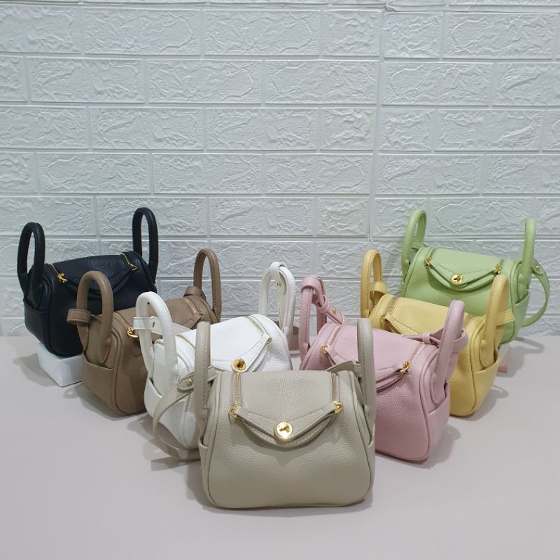 NAOMI - New Premium Linsy Summer FREE 2 Tali size Mini 19 Cute Import Bag - Tas Fashion Shoulder Sling Bag - Naomi Bag - Tas Naomi - Tas berkualitas - ootd bag - tas wanita - warna pastel - soft colour bag tas weekend simple modis murah lebay