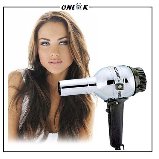 [W0V93] Hair Dryer Rainbow 350/850W Hair Styling Hairdryer Alat Pengering Rambut Panas Untuk Rambut Bulu Anjing Kucing Terbaru _