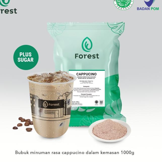 

Terlaku... Bubuk Minuman CAPPUCCINO Powder 1000g PLUS GULA - Forest Bubble Drink